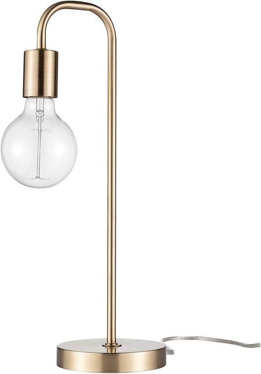 Holden 18" Table Lamp, Matte Brass